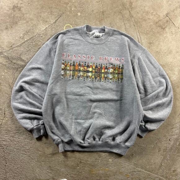 Boxy Classic Brews Graphic Sweatshirt - Picture 1 of 8